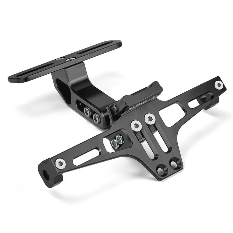 NNJIEUPO Motorrad Nummernschild Für R1200GS Für F800GS Für F700GS Motorrad-Kennzeichenhalter-Halterung, Eingestellter Winkel, Hintere Kennzeichenhalterung von NNJIEUPO