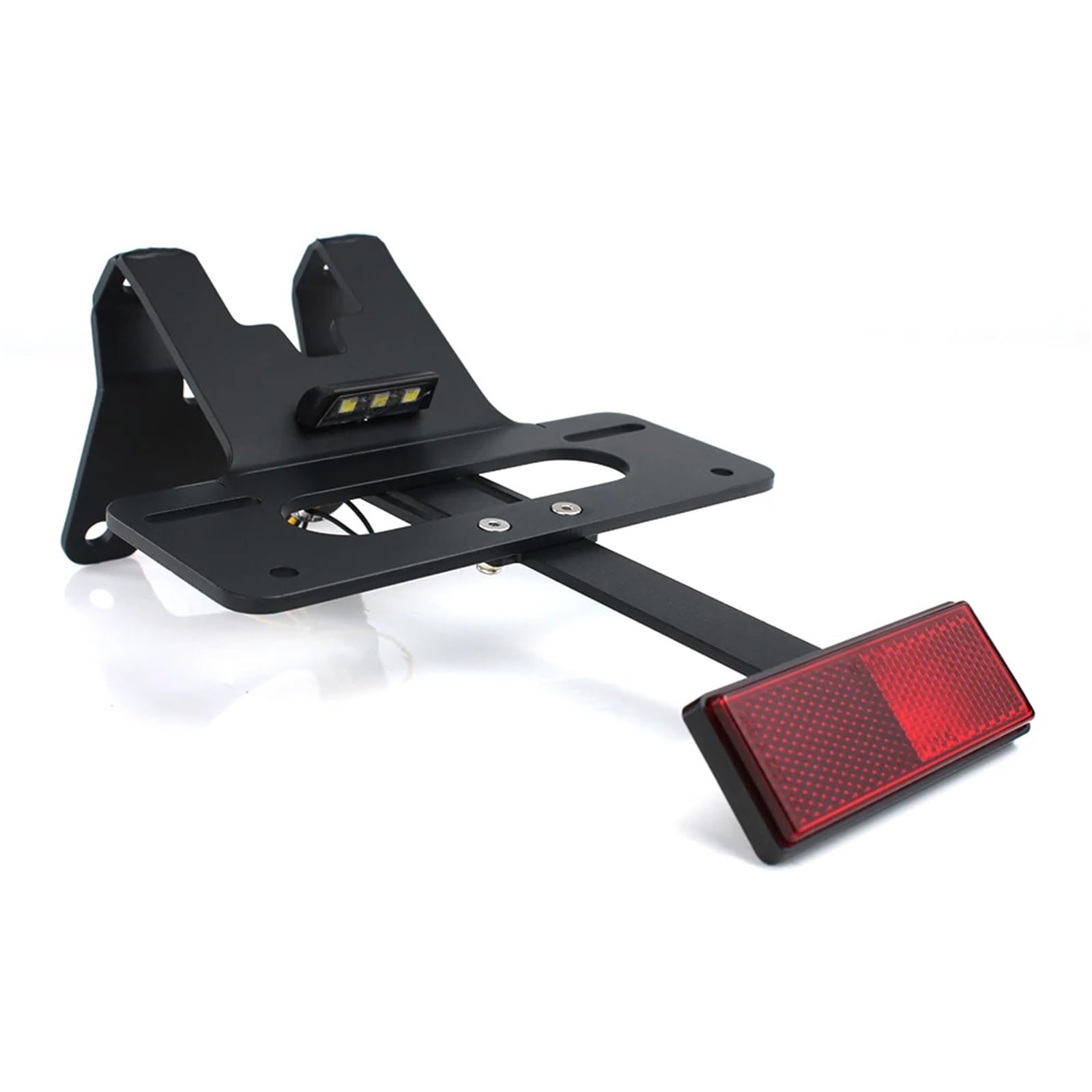 NNJIEUPO Motorrad Nummernschild Für XR150L 2023-2024 Motorrad Kennzeichenhalter Halterung Hinten Schwanz Ordentlich Kotflügel Eliminieren Mit Licht Ersatz Kit(with Reflector) von NNJIEUPO