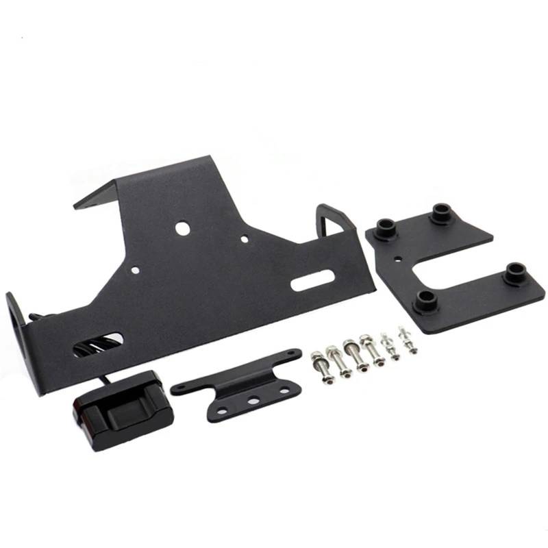 NNJIEUPO Motorrad Nummernschild Für Z900 2017 2018 2019 2020 2021 2022 2023 Kennzeichenhalter Mit Bremslichtern Motorradzubehör Heckklappe Kotflügel Beseitigen von NNJIEUPO