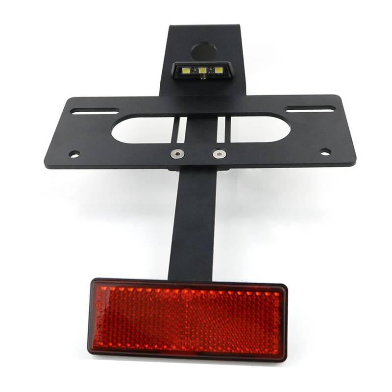 NNJIEUPO Motorrad Nummernschild Kompatibel Mit Benelli Für TNT 125 135 2017-2022 Motorrad-Kennzeichenhalter Mit Leichtem Heck-Ordnungs-Kotflügel von NNJIEUPO