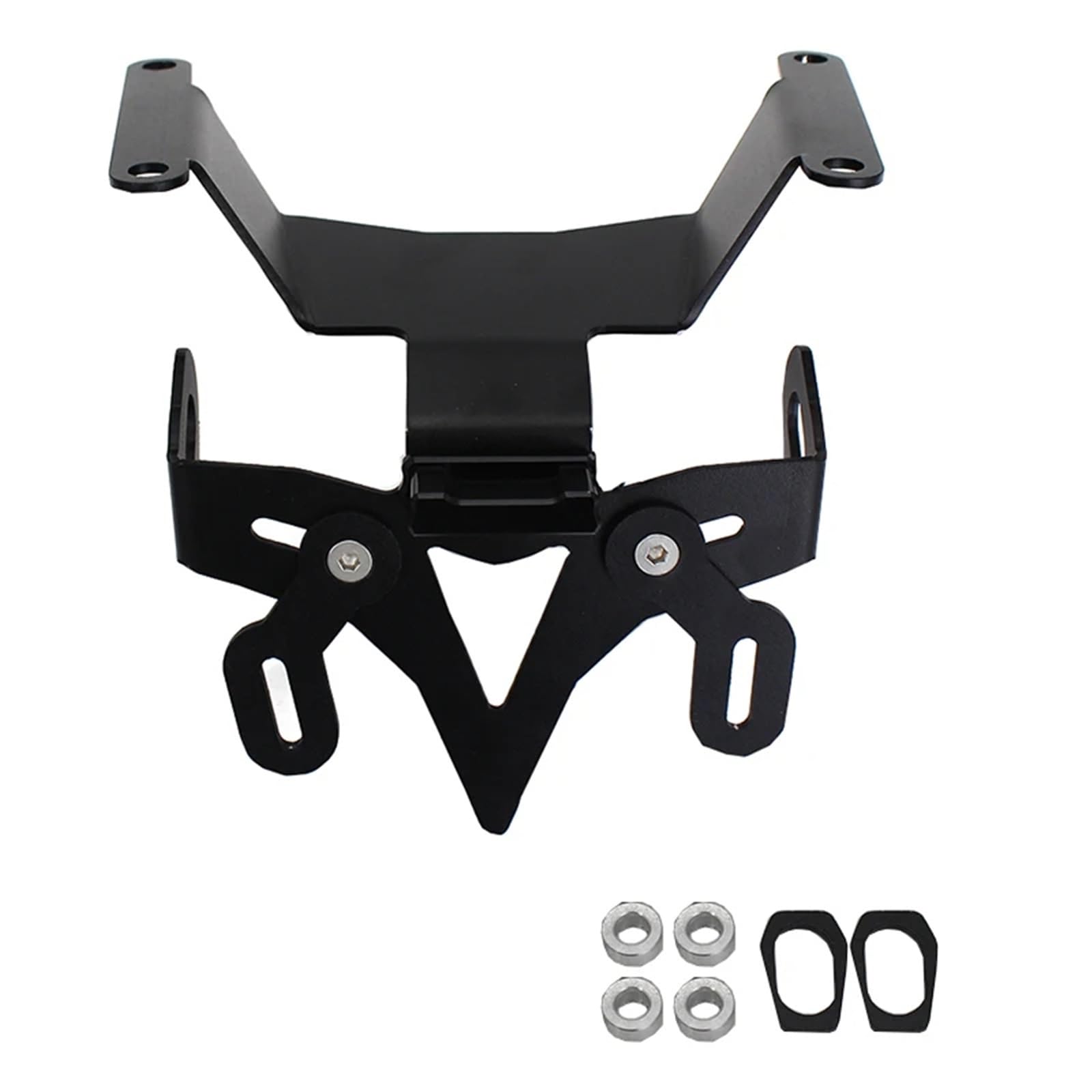 NNJIEUPO Motorrad Nummernschild Kompatibel Mit CB650R Für CBR650R 2019–2020 Kennzeichenhalter, Heckrahmen, Kotflügel, Eliminierungshalterungssatz Mit Licht(No Signal) von NNJIEUPO