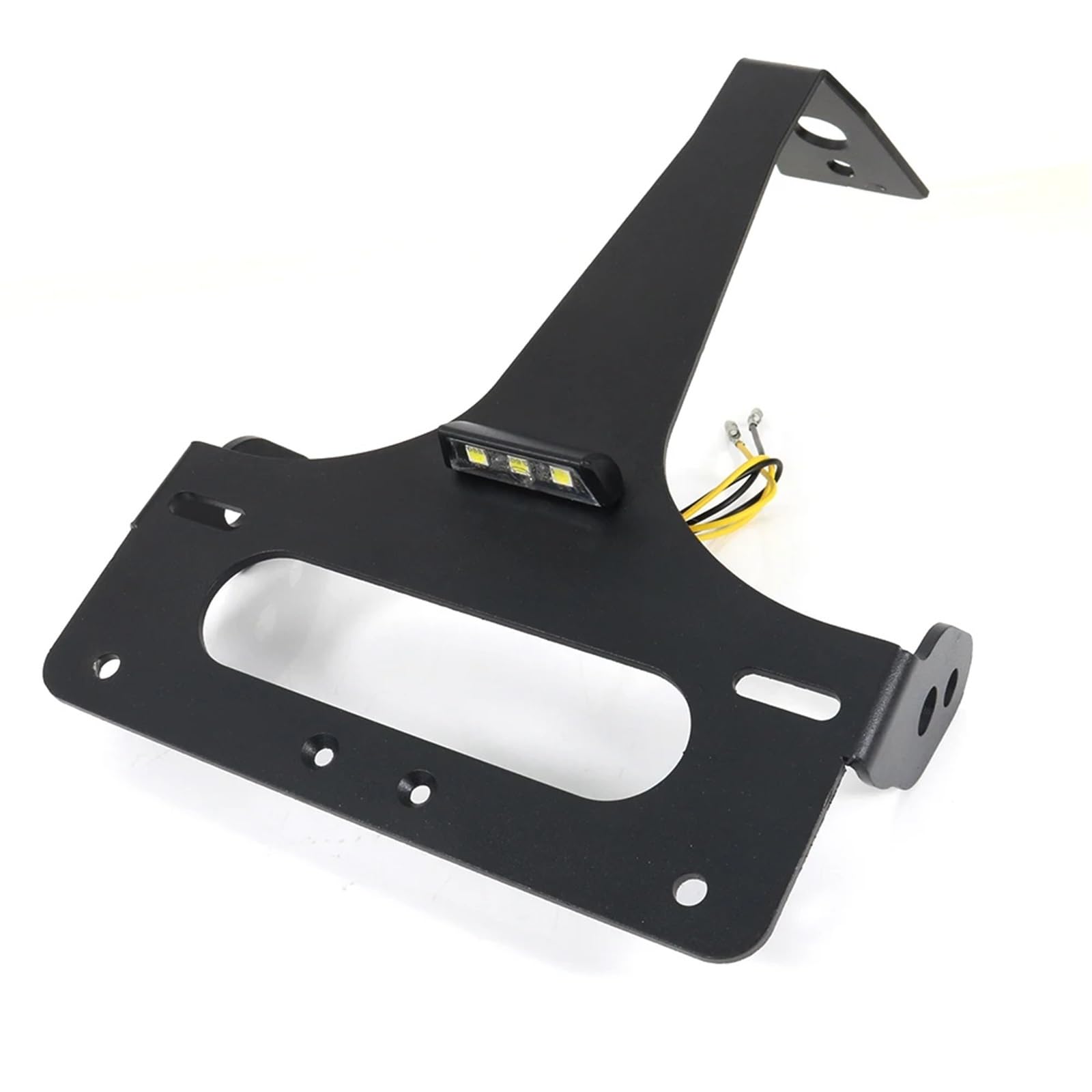 NNJIEUPO Motorrad Nummernschild Kompatibel Mit Ducati 848 1098 1198 All Year Motorrad Hinten Schwanz Ordentlich Fender Eliminieren Kit Anzahl Kennzeichen Halter Halterung(Without Reflector) von NNJIEUPO