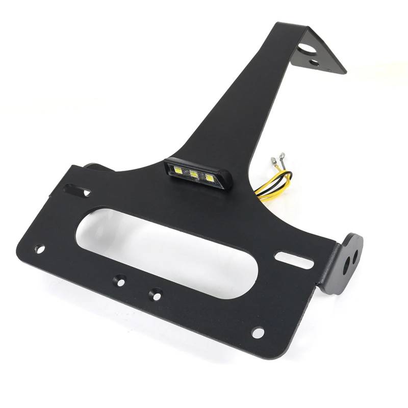 NNJIEUPO Motorrad Nummernschild Kompatibel Mit Ducati 848 1098 1198 All Year Motorrad Hinten Schwanz Ordentlich Fender Eliminieren Kit Anzahl Kennzeichen Halter Halterung(Without Reflector) von NNJIEUPO