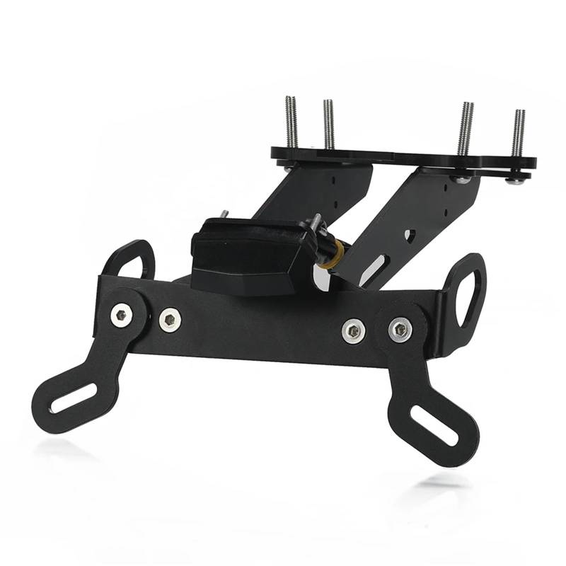 NNJIEUPO Motorrad Nummernschild Kompatibel Mit Yamaha Für MT-09 Für SP 2021-2022-2023 Motorrad-Heckfender-Registrierungshalterung Kennzeichenhalter Rahmen Rücklicht von NNJIEUPO