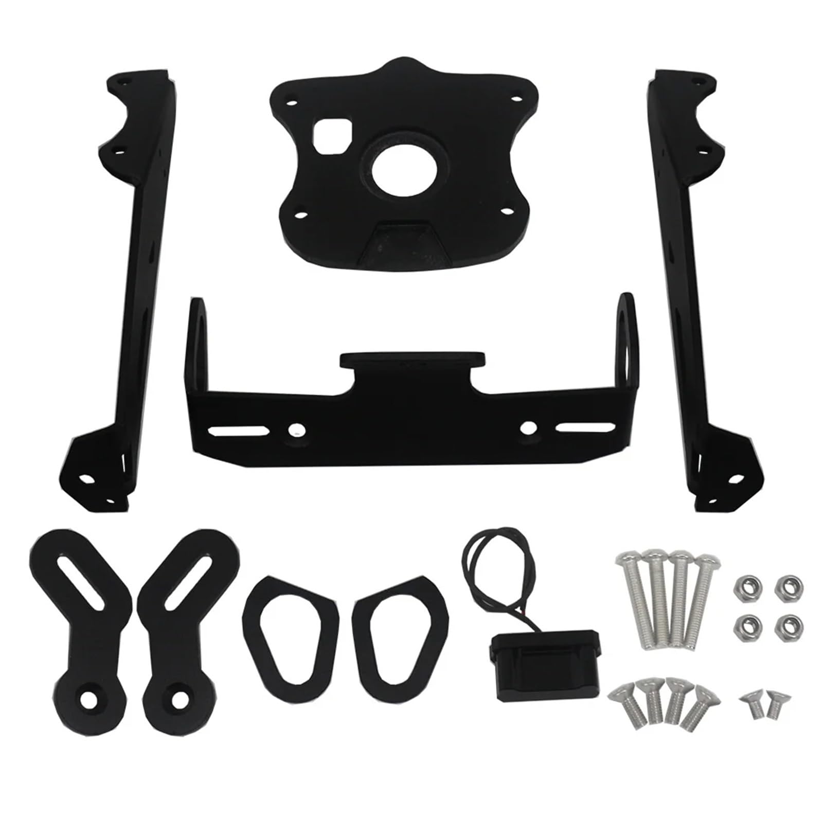 NNJIEUPO Motorrad Nummernschild Kompatibel Mit Yamaha Für MT-09 Für SP 2021–2022 Heckfender-Registrierungshalterung, Kennzeichenhalter, Rahmen, Heck Ordentlich Mit Licht NNJIEUPO Motorrad Nummernschild Kompatibel Mit Yamaha Für MT-09 Für SP 2021–2022 Heckfender-Registrierungshalterung, Kennzeichenhalter, Rahmen, Heck Ordentlich Mit Licht von NNJIEUPO