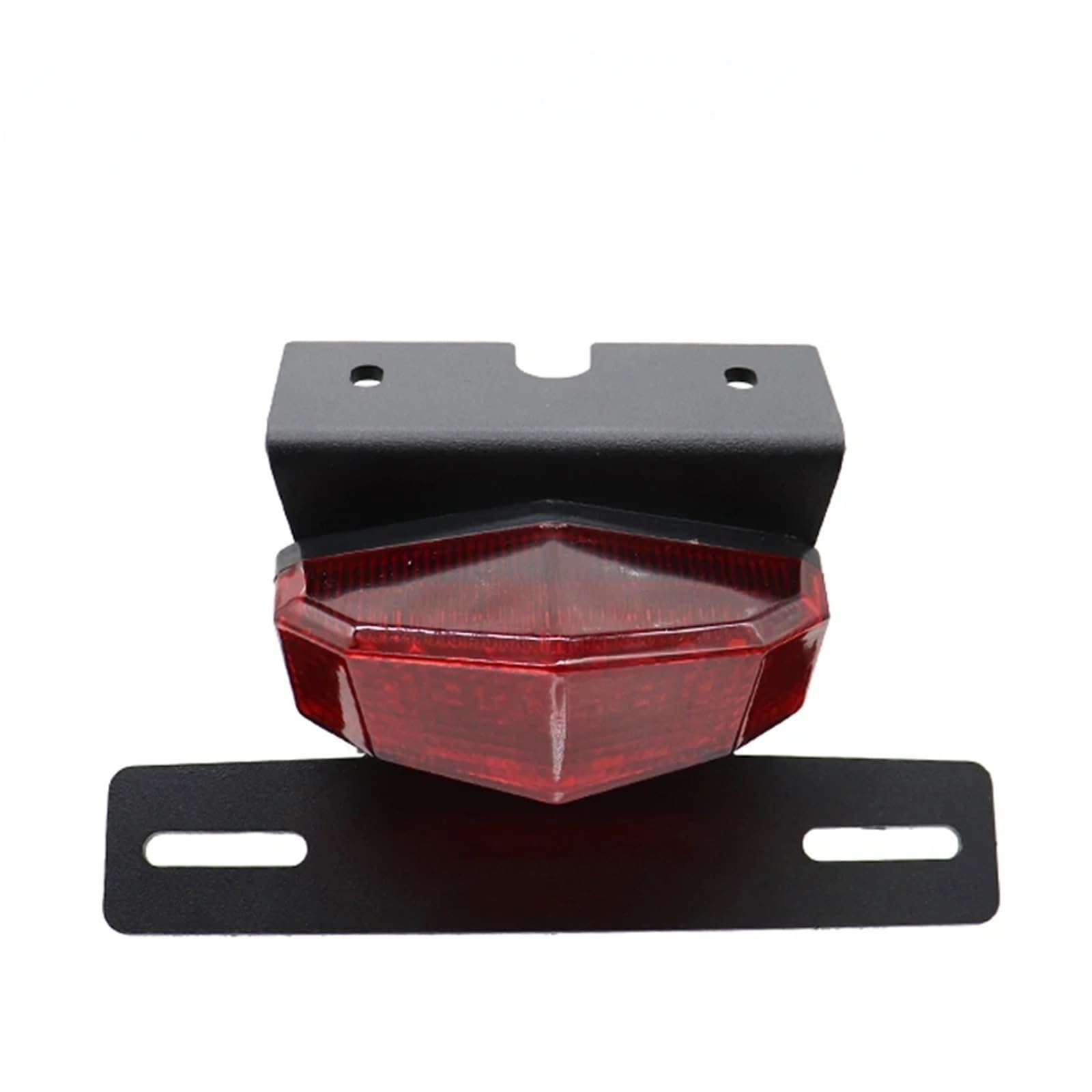 NNJIEUPO Motorrad Nummernschild Kompatibel Mit Yamaha Für TW200 1989-2023 Kennzeichenhalter Bremslichter Motorradzubehör Heckklappe Kotflügel Beseitigen(Red) von NNJIEUPO