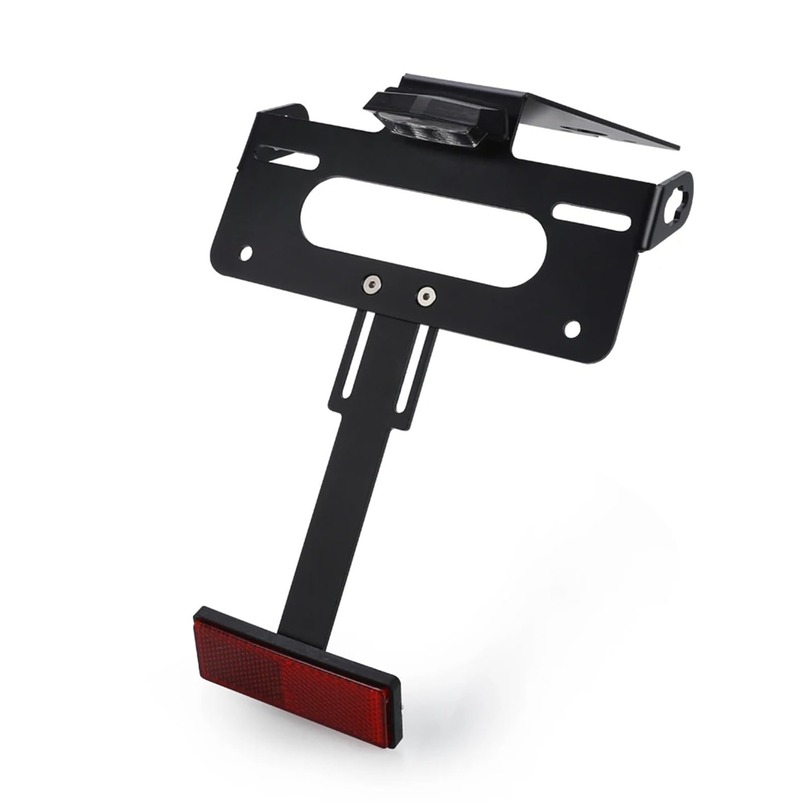 NNJIEUPO Motorrad Nummernschild Kompatibel Mit Yamaha Für YZF-R125 2008-2009-2010-2011-2012-2013 Motorrad-Kennzeichenhalter Mit Leichtem Heck-Ordnungs-Kotflügel(Black A Set) von NNJIEUPO