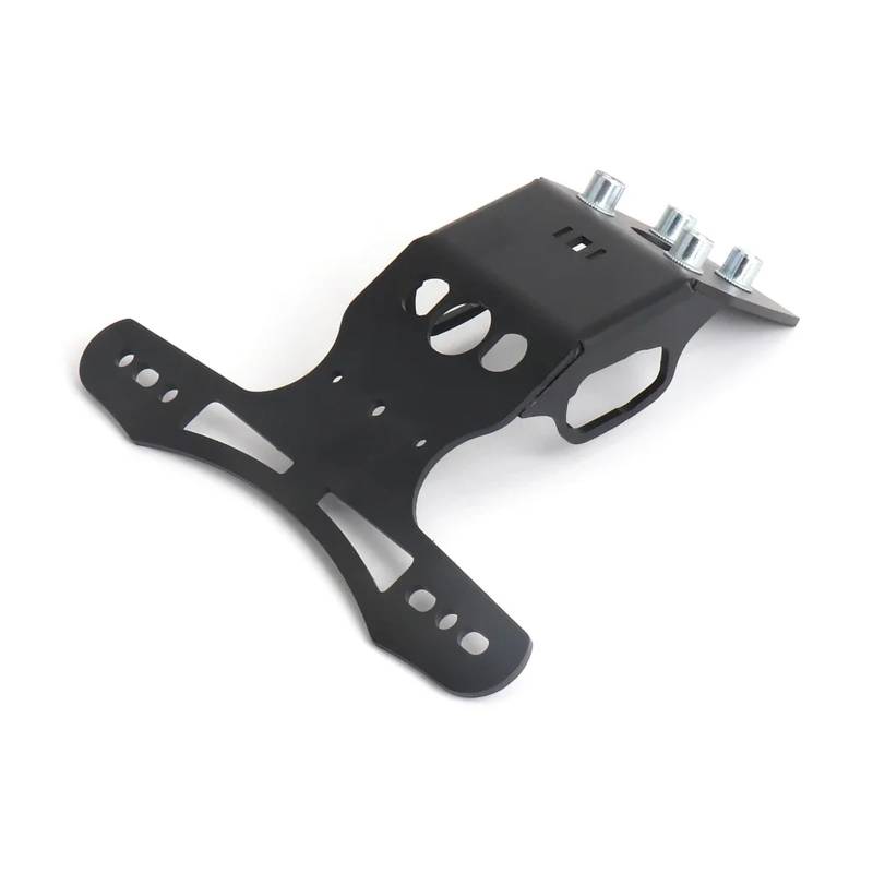 NNJIEUPO Motorrad Nummernschild Kompatibel Mit ZX-4R Für ZX-4RR Motorradzubehör Halter Für Hinteres Kennzeichenhalter-Heckrahmenhalterung Schwarzes Ersatzset von NNJIEUPO