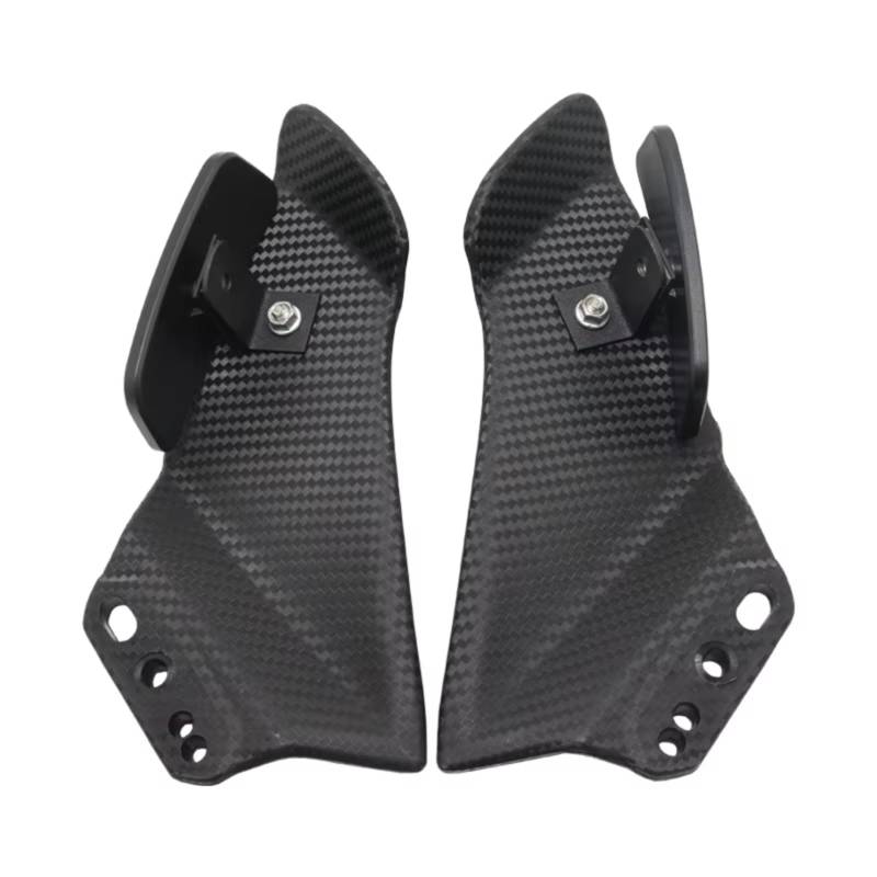 NNJIEUPO Motorrad-Windflügel Kompatibel Mit Yamaha Für YZF-R1 Für YZF-R6 2000–2020 Verstellbare Seite Für Flügelspoiler Frontverkleidung Universal-Motorrad Mit Rückspiegel von NNJIEUPO