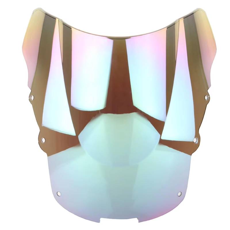 NNJIEUPO Motorrad Windschutzscheibe Für CBR1100XX 1996-2007 Double Bubble ABS Kunststoff Motorrad Zubehör Teile Motorrad Windschutzscheibe Windschutzscheibe Motorrad Windschutzabweiser(Iridium) von NNJIEUPO
