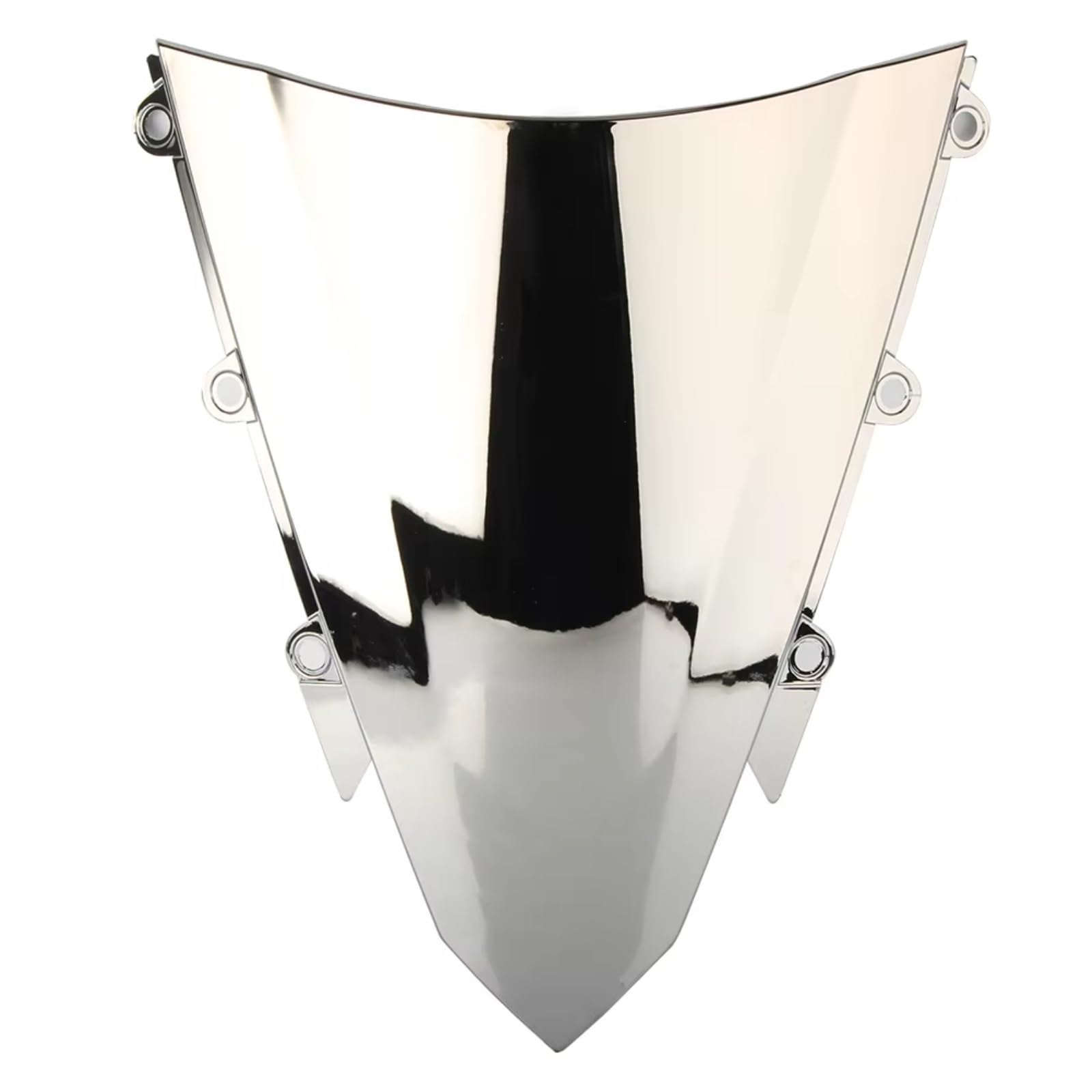 NNJIEUPO Motorrad Windschutzscheibe Für CBR500R 2016 2017 2018 Motorrad Windschutzscheibe Windschutz Double Bubble Motorrad Windschutz Spoiler Motorräder Deflektor(Silver) von NNJIEUPO