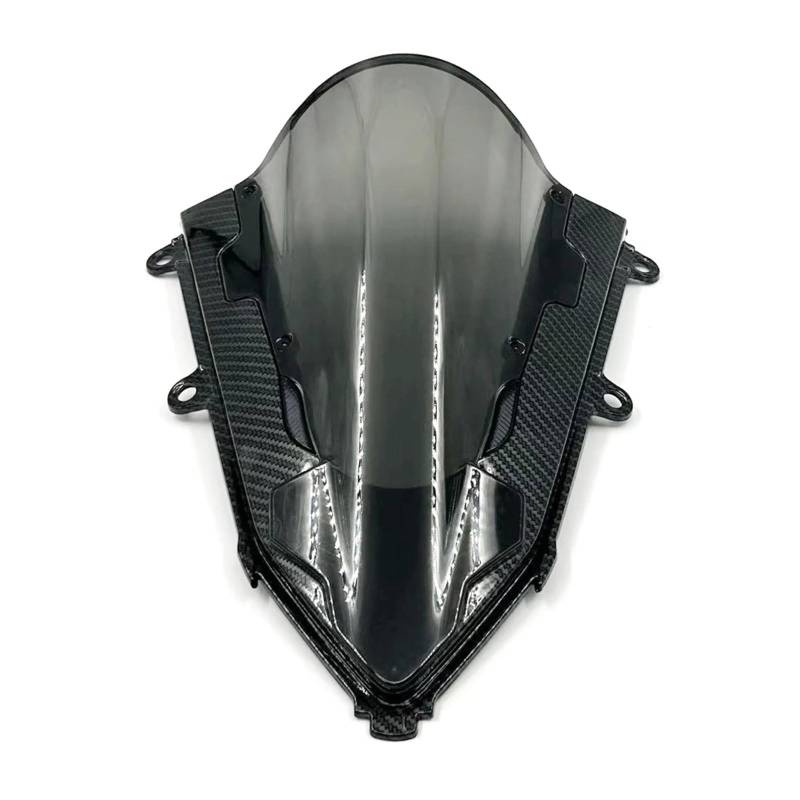 NNJIEUPO Motorrad Windschutzscheibe Für CBR650R 2019-2024 Motorrad Windschutzscheibe Frontscheibe Für Sport Verkleidung Motorrad Windschutzscheibe Windschutz(Carbon Grey) von NNJIEUPO