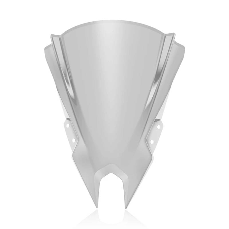 NNJIEUPO Motorrad Windschutzscheibe Für NINJA500 SE 2024 Motorrad Zubehör Frontscheibe Double Bubble Windschutz Verkleidung Deflektor Motorrad Windschutzscheibe Windschutzscheibe(Transparent White) von NNJIEUPO