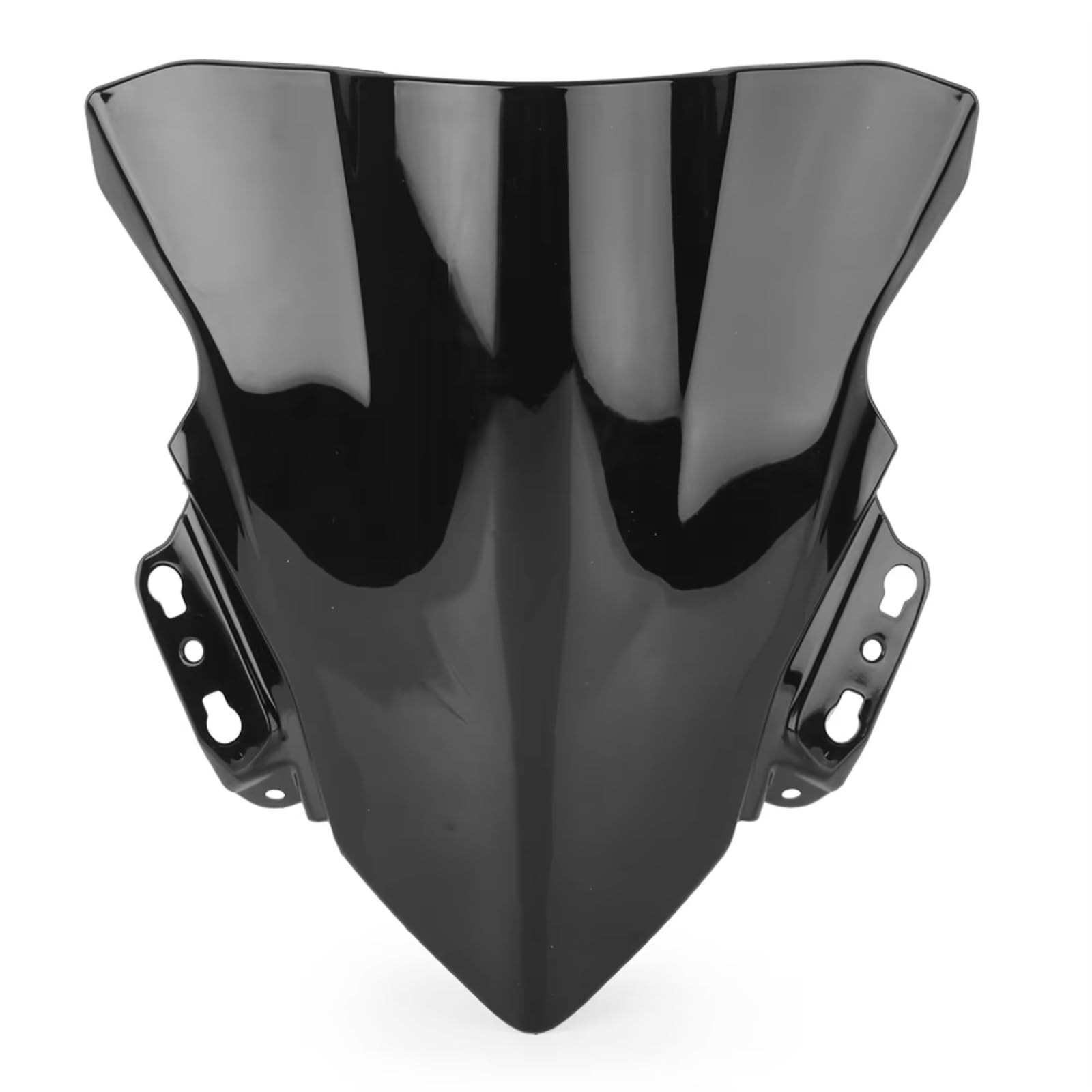 NNJIEUPO Motorrad Windschutzscheibe Für Ninja Für 250SL 2014 2015 2016 2017 ABS Kunststoff Motorrad Windschutzscheibe Windabweiser Bildschirm Windschutzscheibe Winddicht Motorräder Spoiler(Black) von NNJIEUPO