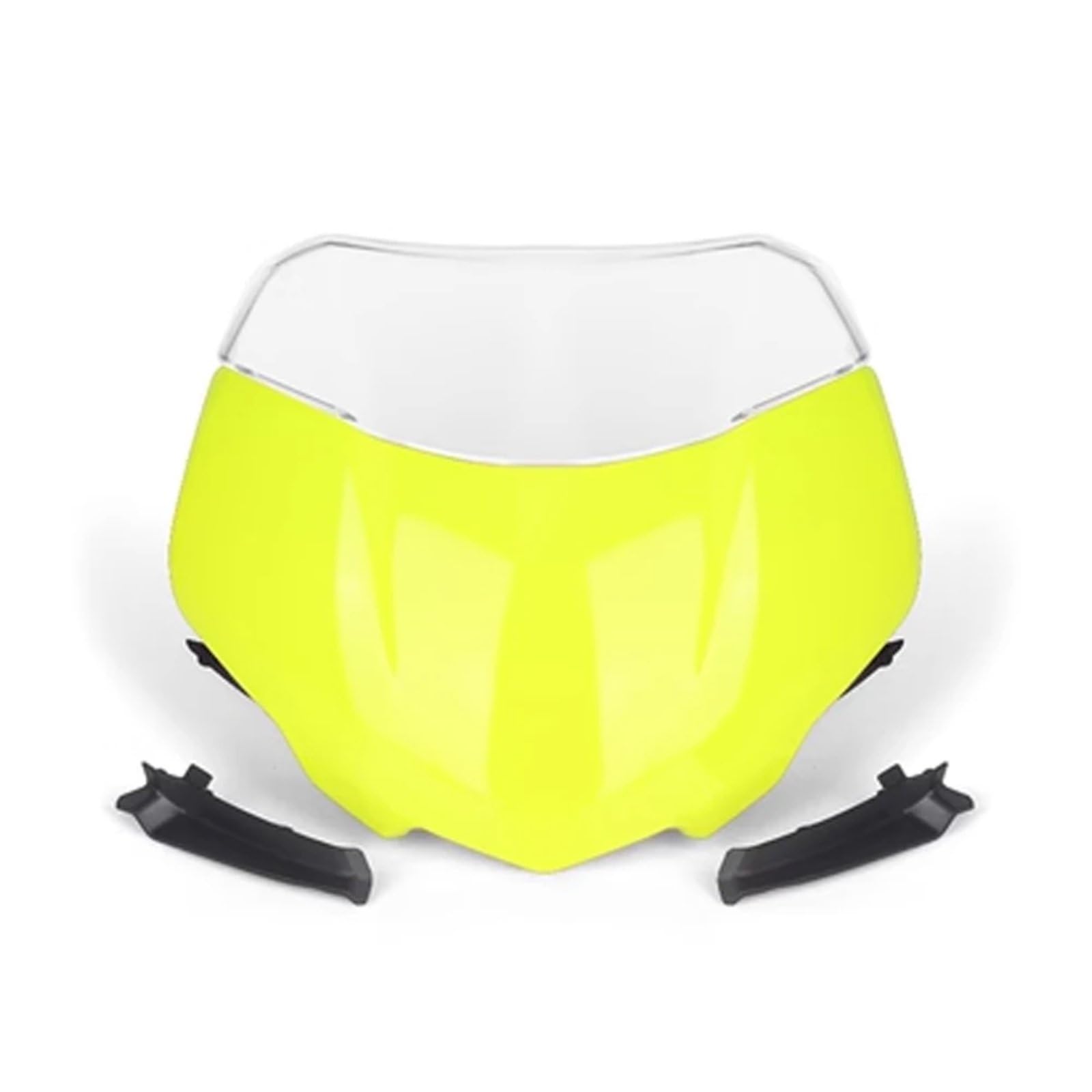 NNJIEUPO Motorrad Windschutzscheibe Für Street Für Triple Für 765RS Moto2 2023 Motorrad Frontscheibe Windschutz Visier Wind Bildschirm Spoiler Deflektor Motorrad Windschutzscheibe(Fluorescent) von NNJIEUPO