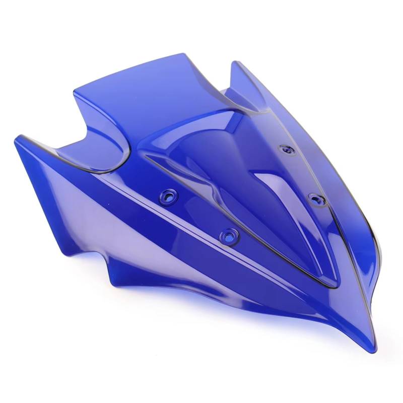 NNJIEUPO Motorrad Windschutzscheibe Für Z250 Für Z300 2013 2014 2015 2016 2017 Motorrad Windschutzscheibe Windschutzscheibe Double Bubble Winddicht Deflektor Motorrad Windschutzscheibe Spoiler(Blue) von NNJIEUPO