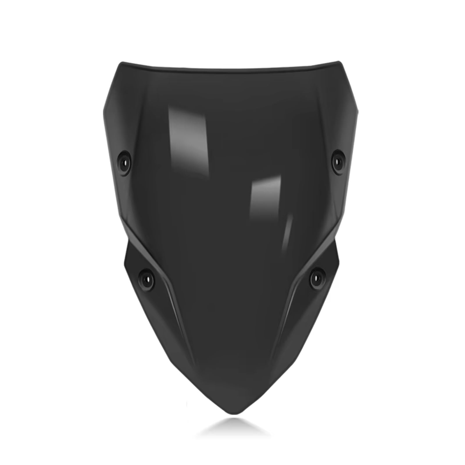NNJIEUPO Motorrad Windschutzscheibe Für Z500 SE 2024 Motorrad Erhöhung Frontscheibe Double Bubble Windschutzscheibe Verkleidung Deflektor Spoiler Motorrad Windschutzscheibe Spoiler(Black) von NNJIEUPO