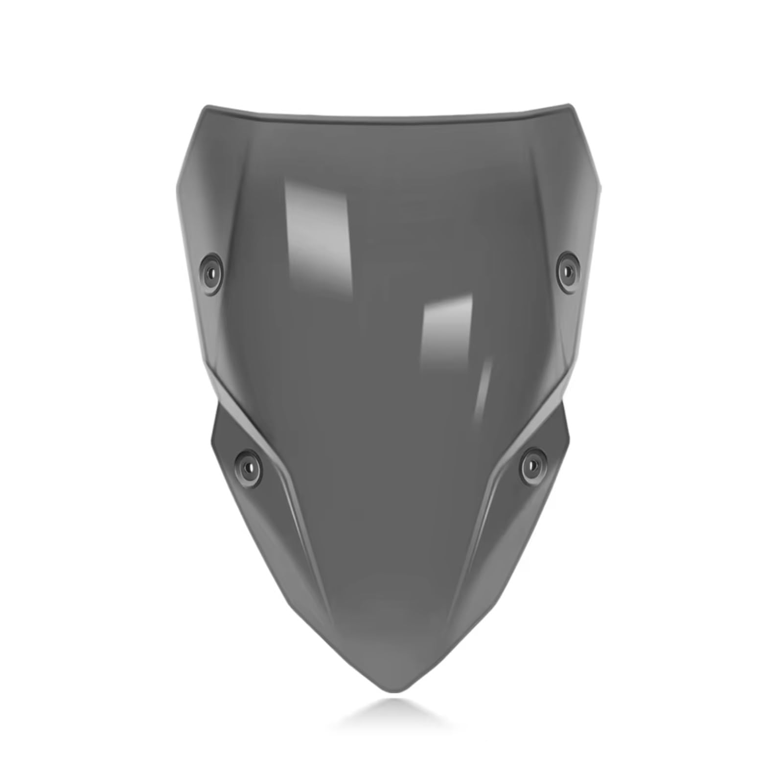 NNJIEUPO Motorrad Windschutzscheibe Für Z500 SE 2024 Motorrad Erhöhung Frontscheibe Double Bubble Windschutzscheibe Verkleidung Deflektor Spoiler Motorrad Windschutzscheibe Spoiler(Gray) von NNJIEUPO