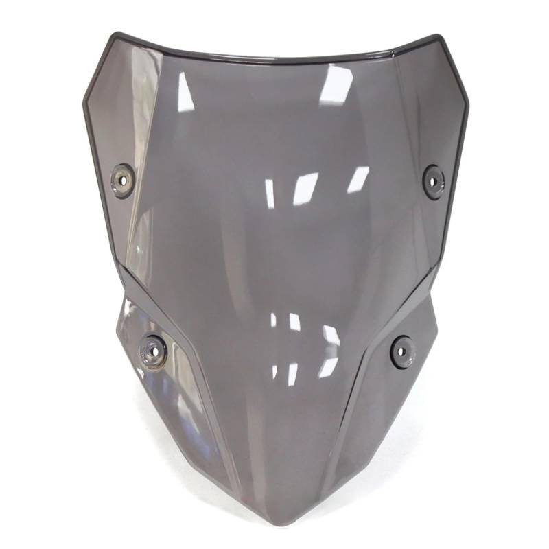 NNJIEUPO Motorrad Windschutzscheibe Für Z500 SE ABS 2024 2025 Motorrad Windschutz Windschutz Double Bubble Motorrad Windschutzscheibe Zubehör(Gray) von NNJIEUPO