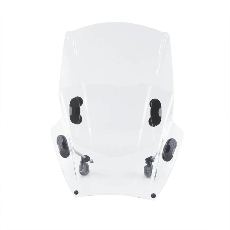 NNJIEUPO Motorrad Windschutzscheibe Kompatibel Mit Suzuki Für DR650SE Windschutz Motorrad Universal Windschutz Windschutz Motorrad Deflektor Windschutzscheibe(Transparent) von NNJIEUPO