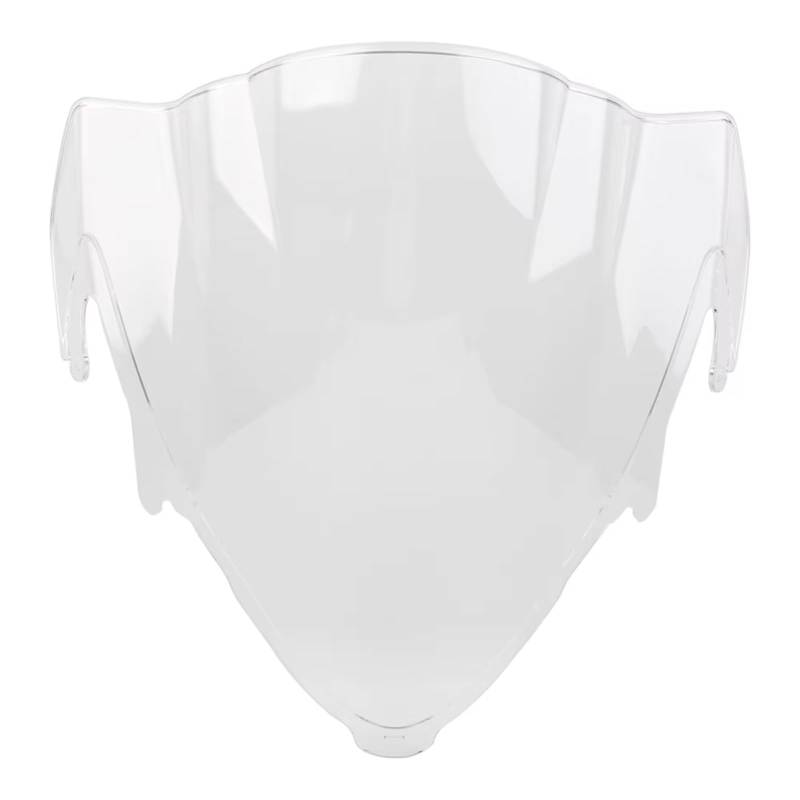 NNJIEUPO Motorrad Windschutzscheibe Kompatibel Mit Suzuki Für GSXR1300 2021 Motorrad Double Bubble Smoked Black Windschutzscheiben-Windschutzabdeckung Motorrad-Windschutzscheiben-Spoiler(Transparent) von NNJIEUPO