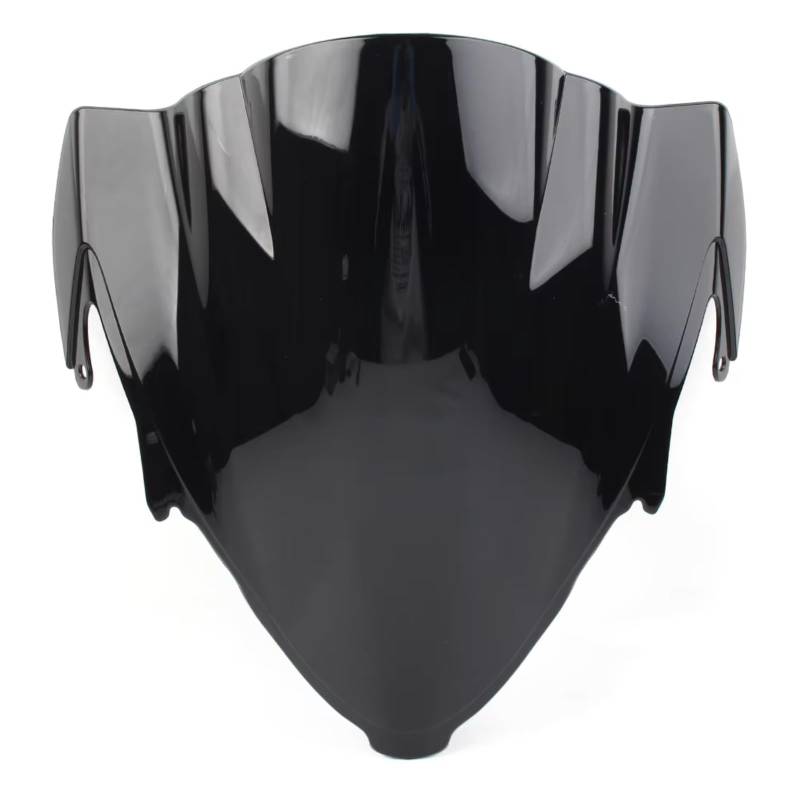 NNJIEUPO Motorrad Windschutzscheibe Kompatibel Mit Suzuki Für GSXR1300 2021 Motorrad Double Bubble Smoked Black Windschutzscheiben-Windschutzabdeckung Motorrad-Windschutzscheiben-Spoiler(Black) von NNJIEUPO