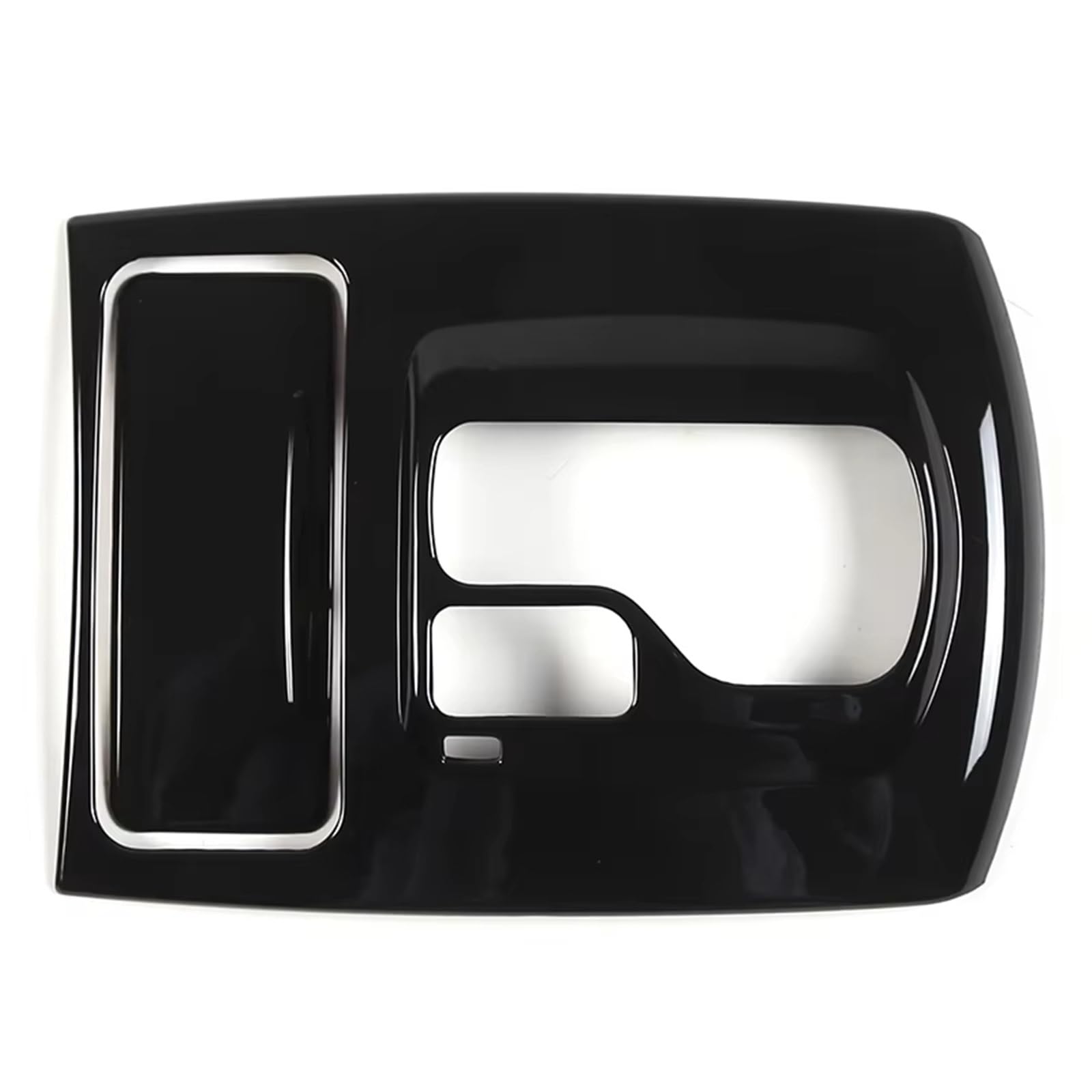 NNJIEUPO Navigationsleistenabdeckung Kompatibel Mit Infiniti Für G25 G37 2009–2013 ABS-Auto-Mittelkonsole Schalttafel-Abdeckung Zieraufkleber Innenzubehör(Glossy Black) von NNJIEUPO
