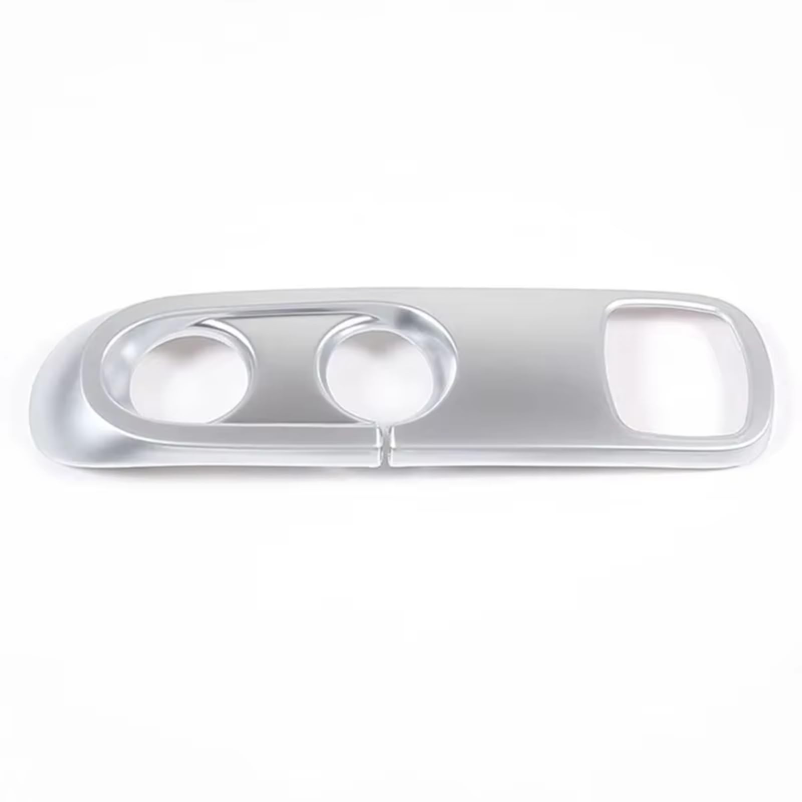 NNJIEUPO Navigationsleistenabdeckung Kompatibel Mit Smart Für Fortwo 451 2009 2010 2011 2012 2013 2014 2015 1 Stück Auto-Mittelkonsole Getriebeabdeckung Dekoration(Silver) von NNJIEUPO