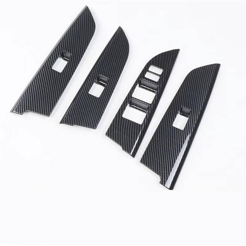 NNJIEUPO Navigationsleistenabdeckung Kompatibel Mit Toyota Für Land Für Cruiser 200 2008 2009 2010 2011 2012 2013 2014 2015 2016 2017 2018 2019 2020 2021 3-teilige Konsolenornamente(Button Panel) von NNJIEUPO