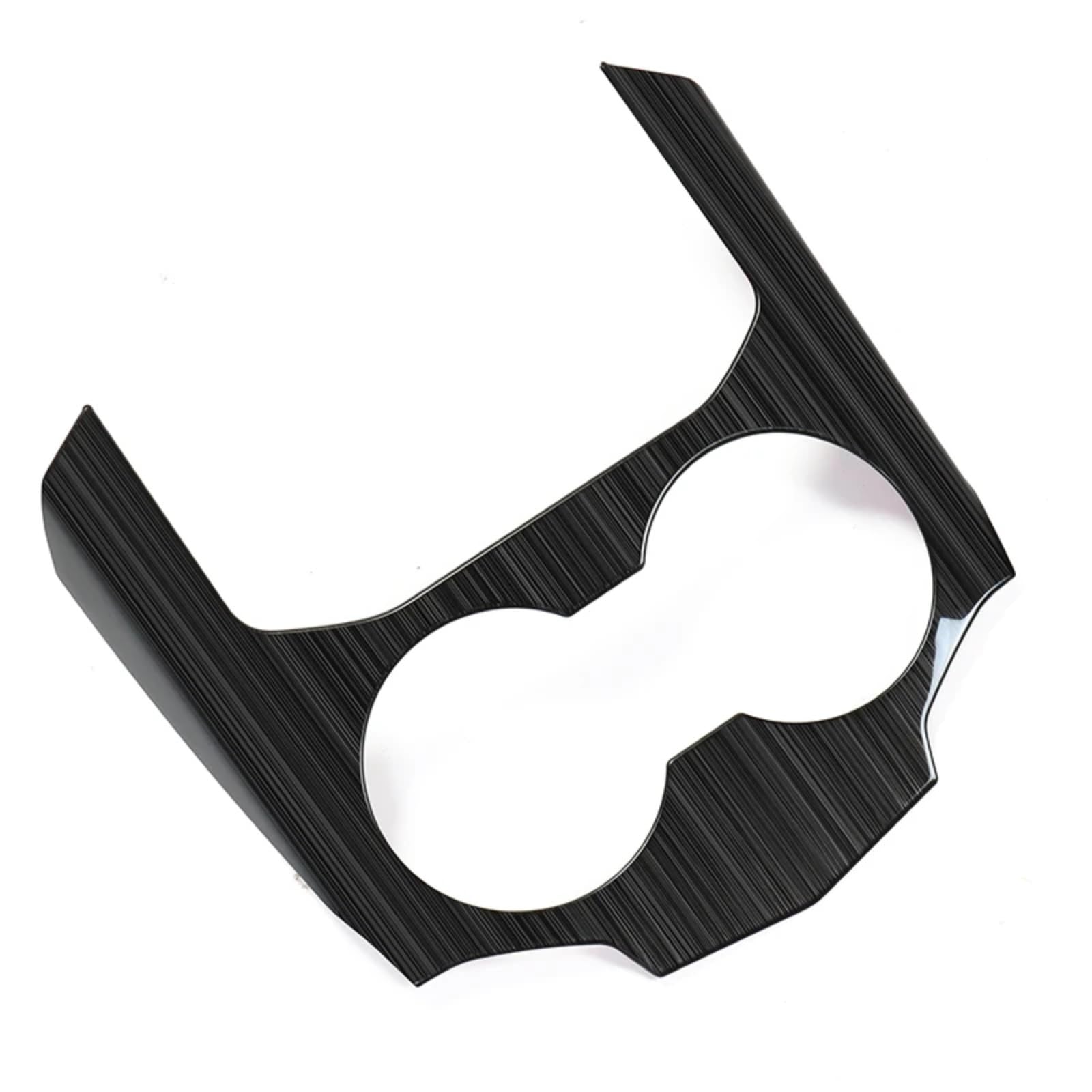 NNJIEUPO Navigationsleistenabdeckung Kompatibel Mit Toyota Für Land Für Cruiser 300 LC300 2021 2022 2023 2024 1 Stück Dekorative Rahmen Für Die Mittelkonsole Zubehör(Black Brushed) von NNJIEUPO