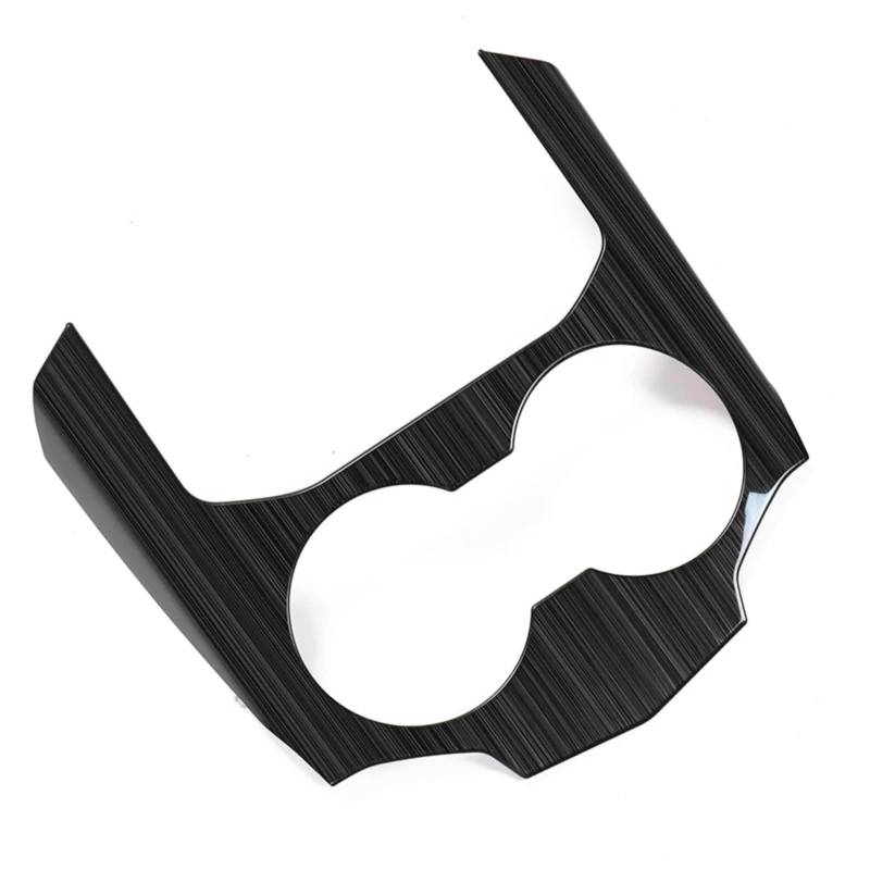 NNJIEUPO Navigationsleistenabdeckung Kompatibel Mit Toyota Für Land Für Cruiser 300 LC300 2021 2022 2023 2024 1 Stück Dekorative Rahmen Für Die Mittelkonsole Zubehör(Black Brushed) von NNJIEUPO