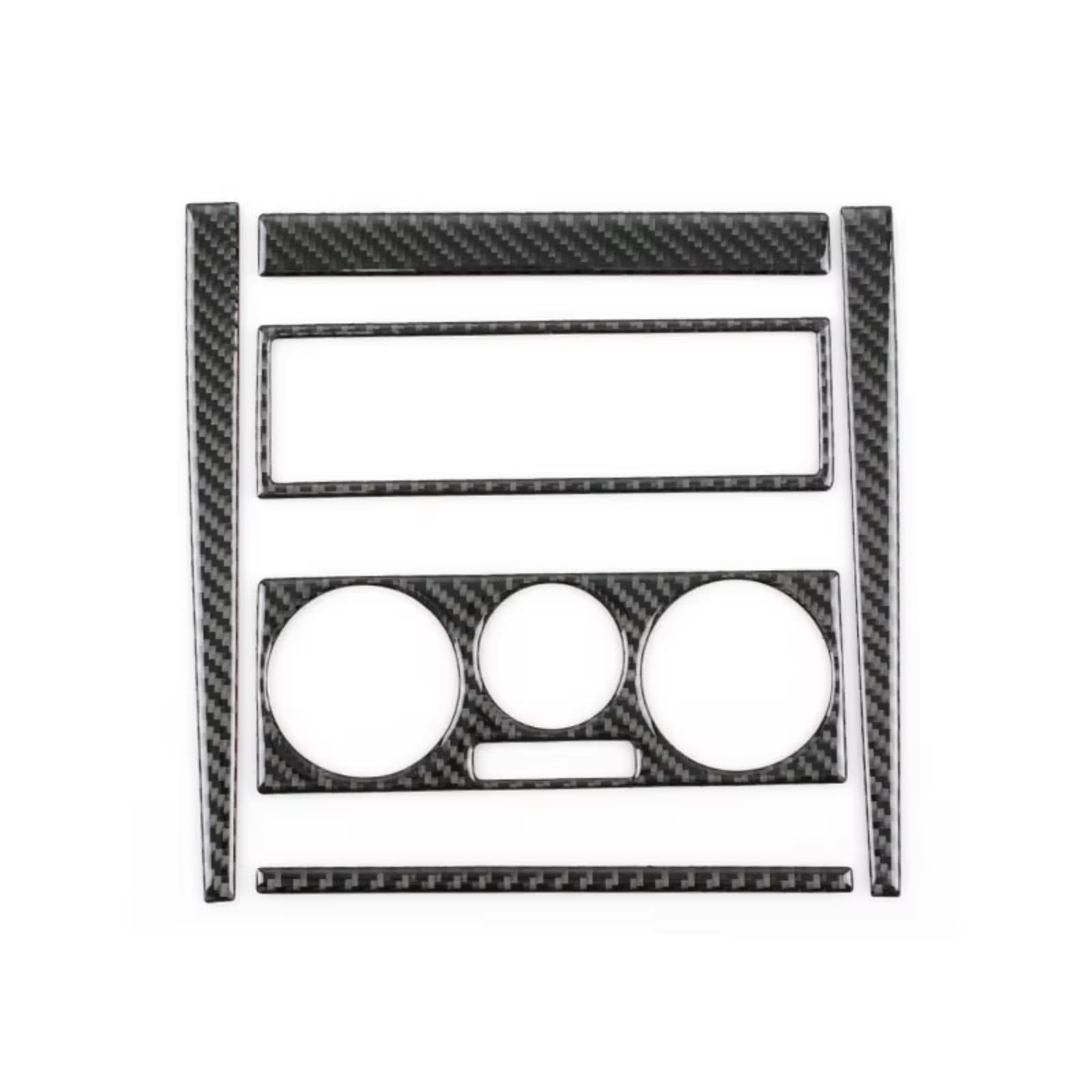 NNJIEUPO Navigationsleistenabdeckung Kompatibel Mit VW Für Mk4 Für R32 Für GTI 1999 2000 2001 2002 2003 2004 1 Stück Mittelkonsolen-Dekorrahmen Zubehör(A-B-C) von NNJIEUPO