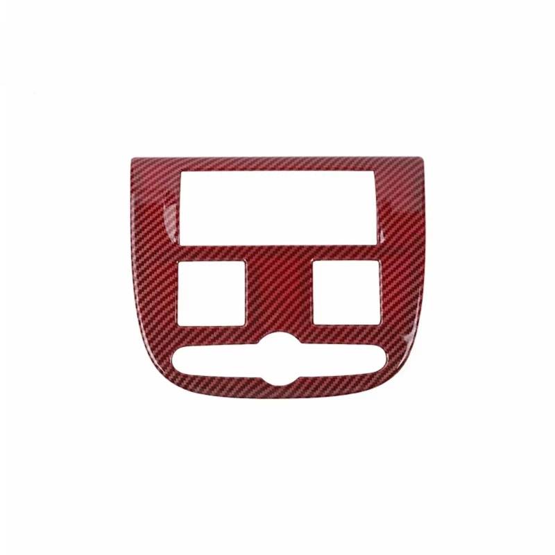 Navigationsleistenabdeckung Kompatibel Mit GMC Für Yukon 2007 2008 2009 2010 2011 2012 2013. 1 Stück Dekorative Rahmen Für Die Mittelkonsole. Ornamente Für Die Mittelkonsole.(Red carbon fiber) von NNJIEUPO