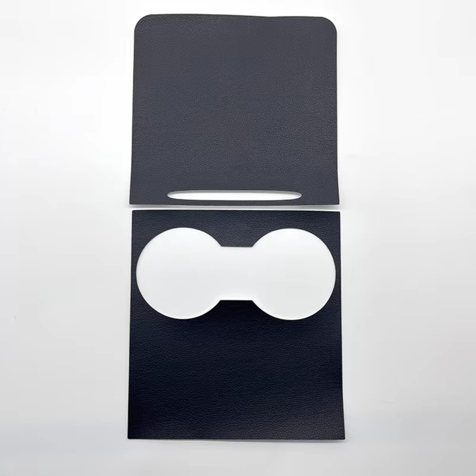 Navigationsleistenabdeckung Kompatibel Mit Tesla Für Model Y 2021 2022 2023 1 Stück Dekorative Rahmen Für Die Mittelkonsole Folie Für Die Mittelkonsole Ornamente Für Die Mittelkonsole(Black PU) von NNJIEUPO