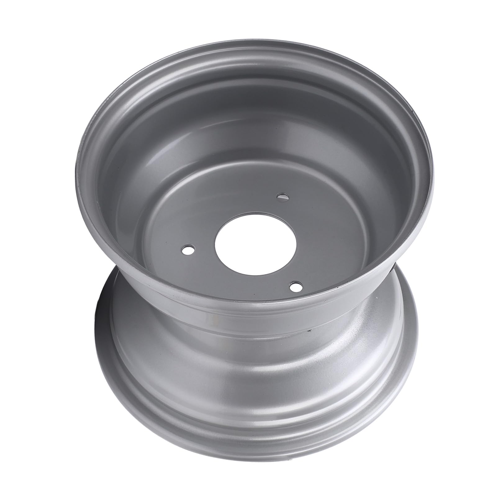 18X 9,50-8 ATV Radfelge Hochfeste Aluminium Legierung Radlager Nabe Radnabe Vorne 8 Zoll Rad Felgen Nabe für Go Karts Wagen Silber (Drei Loch (Lochabstand: 78 mm / 3.07in)) von NOENNULL