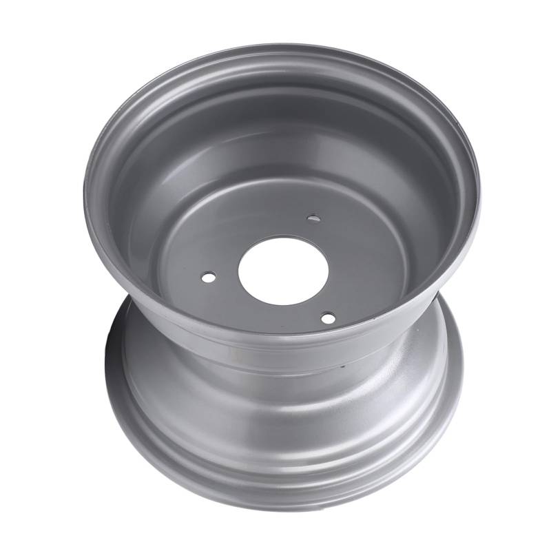 18X 9,50-8 ATV Radfelge Hochfeste Aluminium Legierung Radlager Nabe Radnabe Vorne 8 Zoll Rad Felgen Nabe für Go Karts Wagen Silber (Drei Loch (Lochabstand: 78 mm / 3.07in)) von NOENNULL