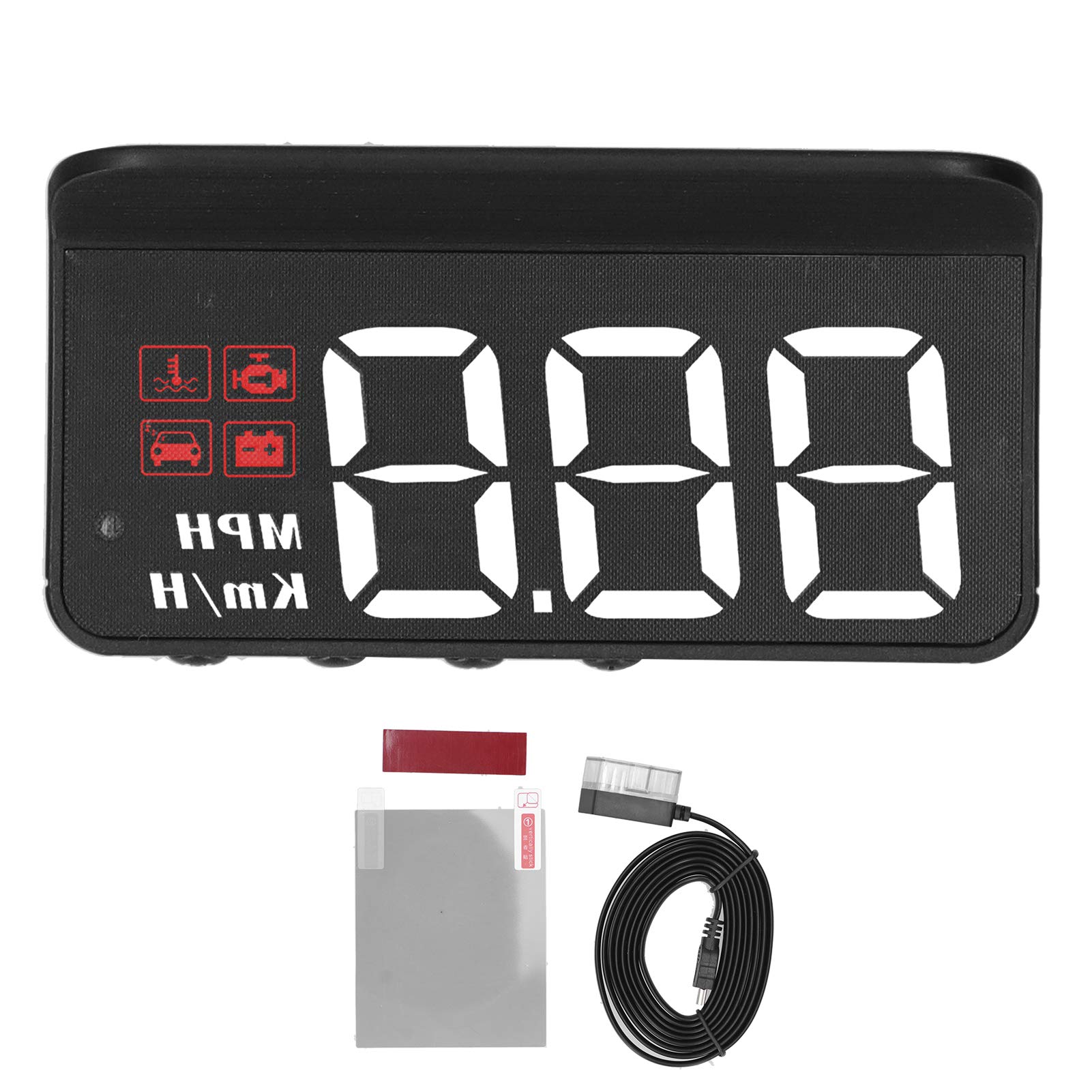 Auto Head Up Display Tachometer, OBD2 HUD Head Up Display Windschutzscheibe Projektor Multifunktionsanzeige Alarm Müdigkeit Fahren Erinnerung Auto Head Up Display Tachometer, OBD2 HUD Head Up Display Windschutzscheibe Projektor Multifunktionsanzeige Alarm Müdigkeit Fahren Erinnerung von NOENNULL