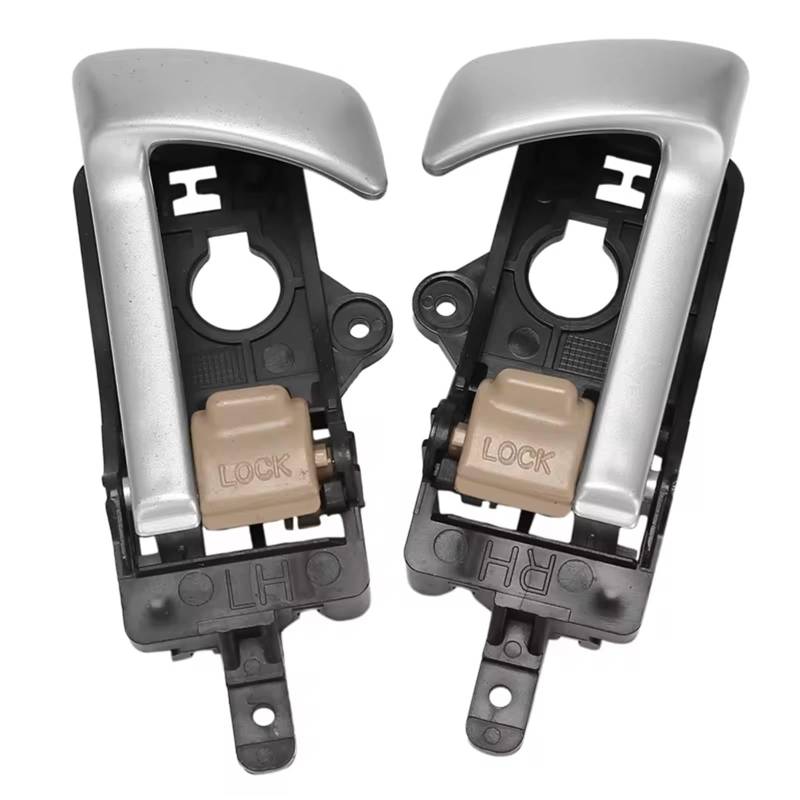 NOEyoue Auto-Innentürgriff Kompatibel Mit Hyundai Für Santa Fe 2007–2012 Innentürgriff Links Und Rechts Mit Beigem Knopf 82610-2B010 82620-2B010 von NOEyoue