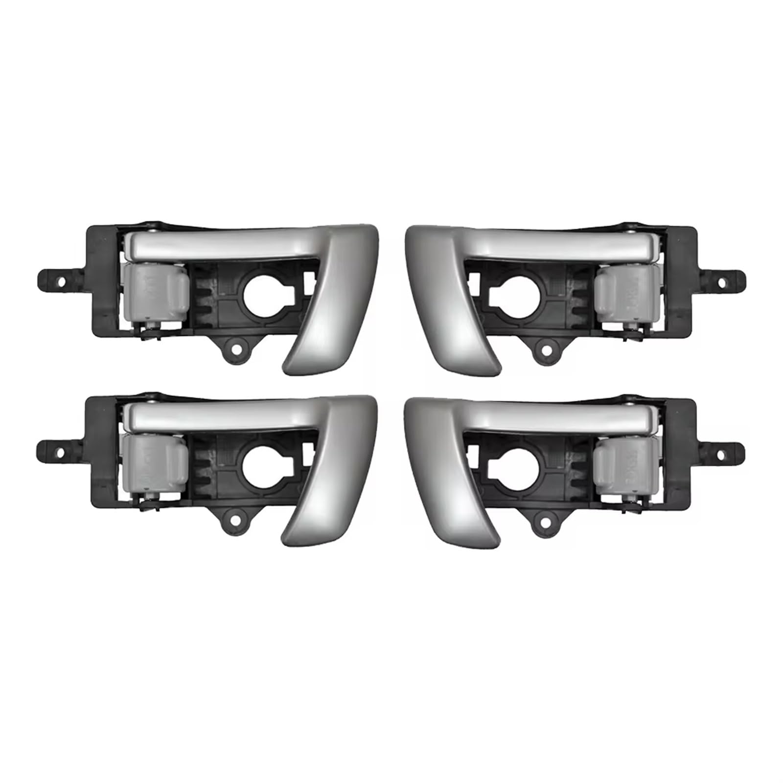 NOEyoue Auto-Innentürgriff Kompatibel Mit Hyundai Für Santafe 2007 2008 2009 2010 2011 2012 4-teiliger Auto-Innentürgriff Mit Grauem Knopf 82610-2B010 82620-2B010 von NOEyoue