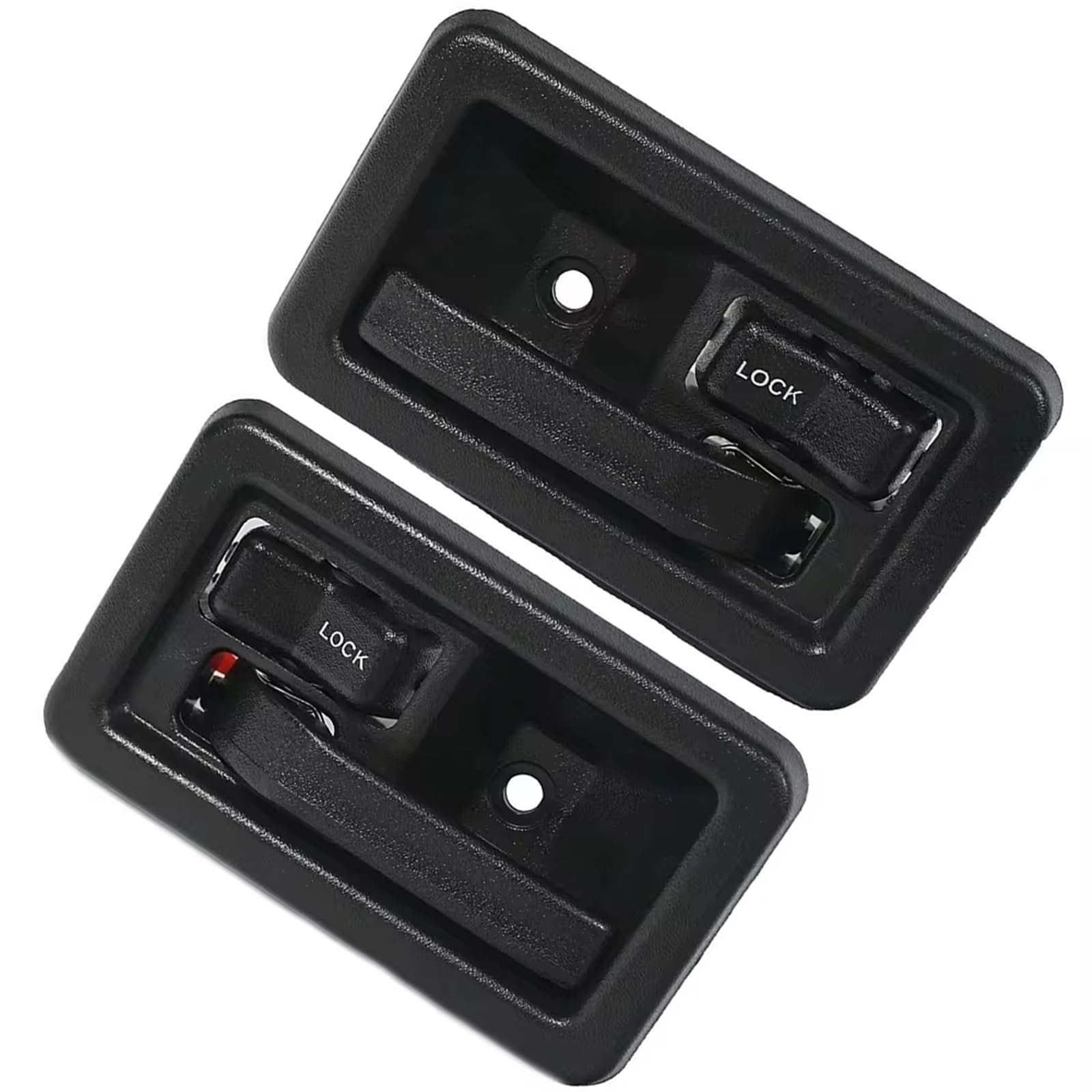 NOEyoue Auto-Innentürgriff Kompatibel Mit Jeep Für Wrangler 1987-2002 2-teiliges Autozubehör Innen Bündige Türgriffschale Links Und Rechts Ersatz OEM: 55176476AB 55176477AB von NOEyoue