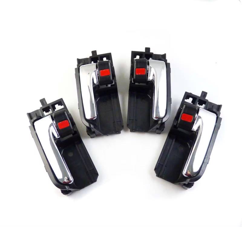NOEyoue Auto-Innentürgriff Kompatibel Mit Toyota Für Matrix 2003–2008 Für Corolla 2005–2008 4 Stück Innentürgriff Chrom Und Schwarz Links Und Rechts OEM: 69206–02090 69205–02090 von NOEyoue