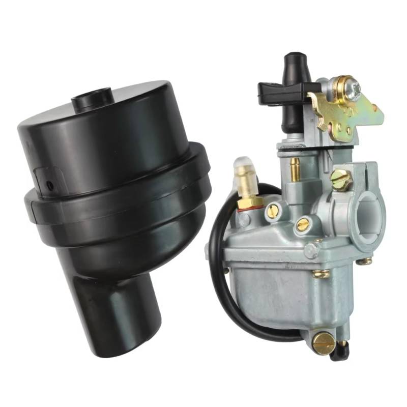 NOEyoue Vergaser Kompatibel Mit Suzuki Für LT50 Für JR50 Für LT-A50 1984 1985 1986 1987 Motorradvergaser Quadrunner Mit Ansaugkrümmer/Luftfilter Vergaser(1pcs Carburetor with air Filter) von NOEyoue