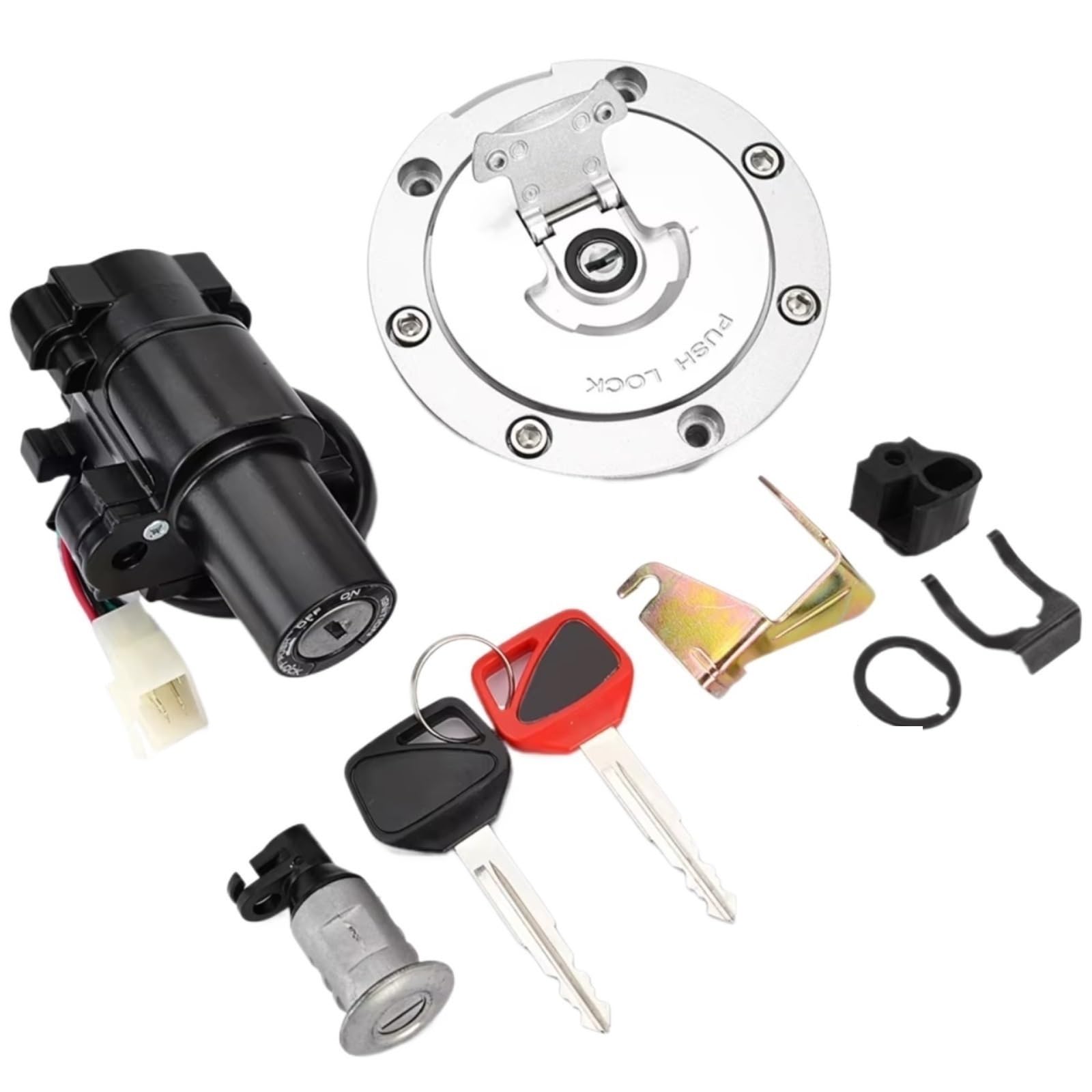 NOEyoue Zündschloss Für CB1100SF X11 2000-2001 Für VTR1000 1999-2005 35010-MBB-E30 Motorrad Für Tankdeckel Zündschalter Für Sitz Schloss Schlüssel NOEyoue Zündschloss Für CB1100SF X11 2000-2001 Für VTR1000 1999-2005 35010-MBB-E30 Motorrad Für Tankdeckel Zündschalter Für Sitz Schloss Schlüssel von NOEyoue