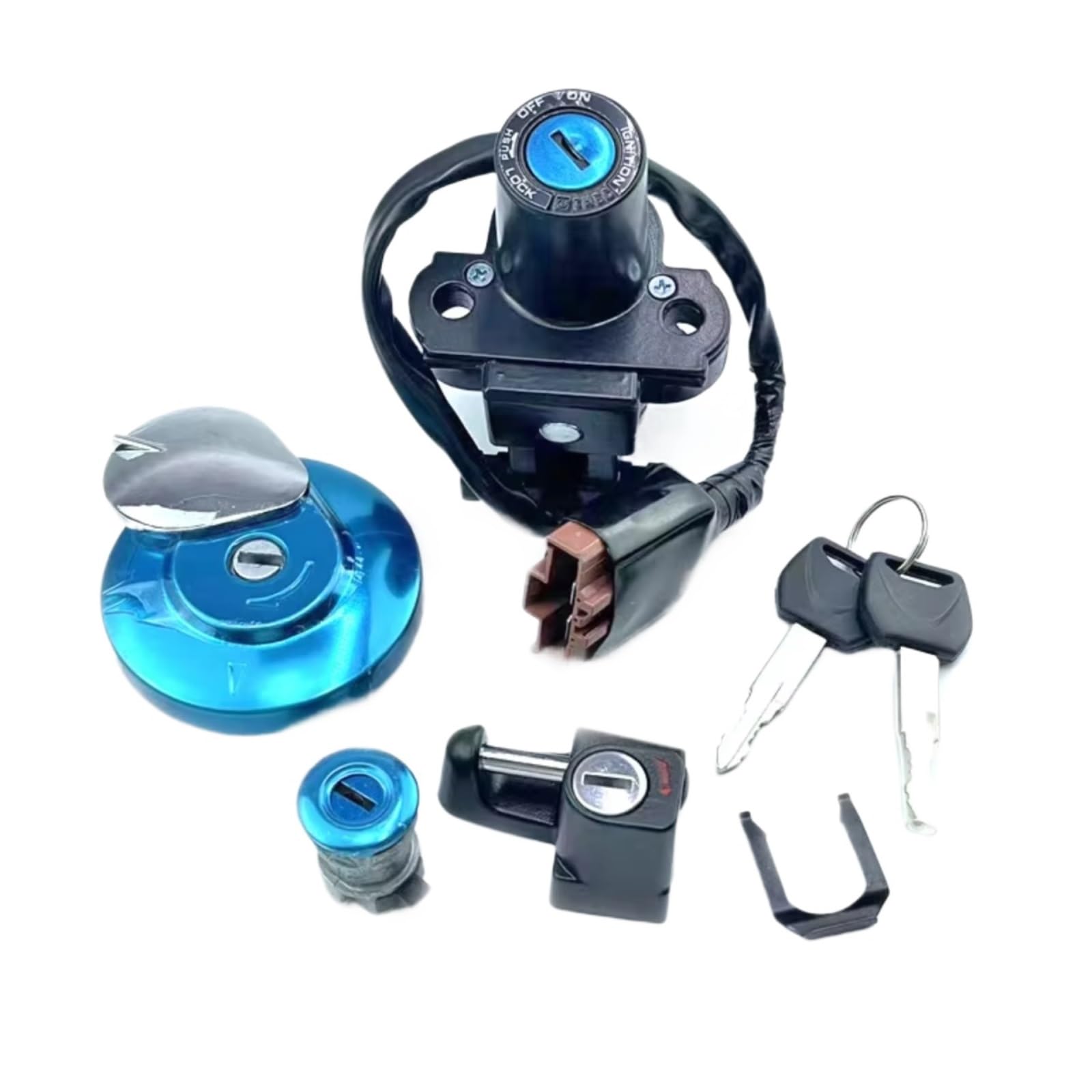 NOEyoue Zündschloss Für CB400SS Motorrad Lockset Zündschlüssel Schalter Für Tankdeckel Für Sitz Schloss Schlüssel Motorrad Zubehör Motorrad Ersatzteile NOEyoue Zündschloss Für CB400SS Motorrad Lockset Zündschlüssel Schalter Für Tankdeckel Für Sitz Schloss Schlüssel Motorrad Zubehör Motorrad Ersatzteile von NOEyoue
