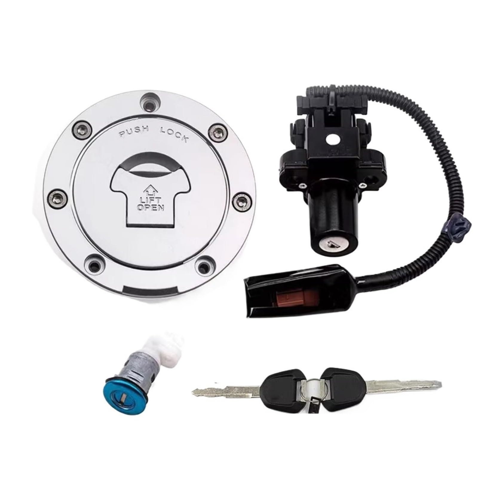 NOEyoue Zündschloss Für CB400X Für CB400F 2013-2023 Motorrad Zündschloss Sperren Tankdeckel Schlüssel Set Für Fit Motorrad Ersatz Teile NOEyoue Zündschloss Für CB400X Für CB400F 2013-2023 Motorrad Zündschloss Sperren Tankdeckel Schlüssel Set Für Fit Motorrad Ersatz Teile von NOEyoue