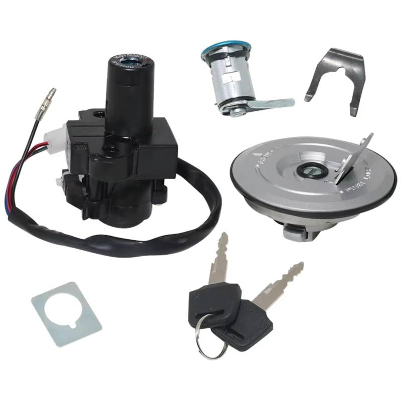 NOEyoue Zündschloss Für CB600F Für Hornet 1998-2002 Für CB600F22 Für Hornet S PC36 2000-2002 Für CB250 Für Hornet 250 Motorrad Tankdeckel Cover Lock Set von NOEyoue