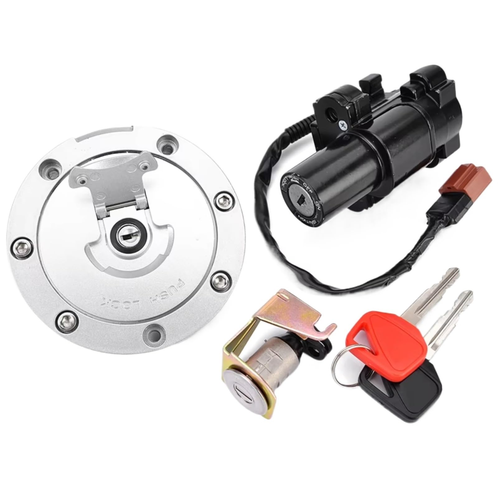 NOEyoue Zündschloss Für CB600F Für Hornet 600 PC-41 2007 2008 2009 2010 2011 Zündschloss Tankdeckel Für Sitz Lock Key Set 35010-MFG-D00 Motorrad Zubehör NOEyoue Zündschloss Für CB600F Für Hornet 600 PC-41 2007 2008 2009 2010 2011 Zündschloss Tankdeckel Für Sitz Lock Key Set 35010-MFG-D00 Motorrad Zubehör von NOEyoue