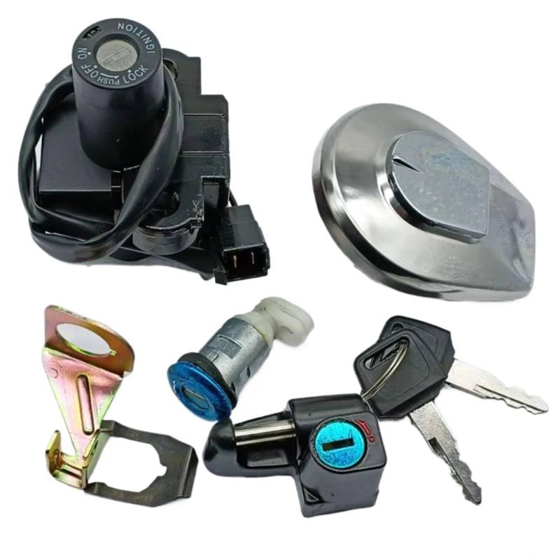 NOEyoue Zündschloss Für CB750 Für Nighthawk 1991 1992 1993 1994 1995 1996 1997 1998 1999 2000 2001 2002 2003 Zündschloss Sperren Tankdeckel Set Sperrschlüssel von NOEyoue