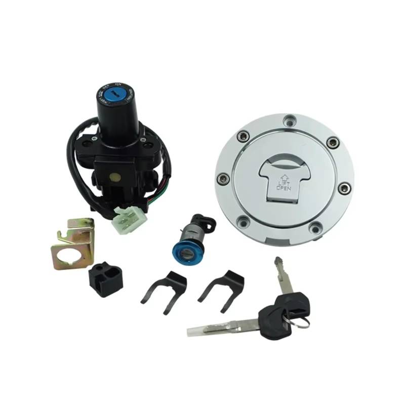 NOEyoue Zündschloss Für CBR600F4/F4I 2001-2006 Für CBR600RR 2003-2006 Für CBR1000RR 2004-2007 Motorrad Zündschloss Für Tankdeckel Für Sitz Lock Key Set von NOEyoue