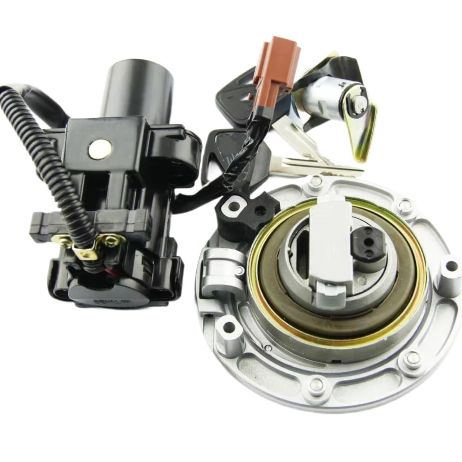 NOEyoue Zündschloss Für CBR600RR 2007-2017 Für CB1000 Für CB1000R 2009-2014 Motorrad Tankdeckel Cover Lock Set Motorrad Zubehör NOEyoue Zündschloss Für CBR600RR 2007-2017 Für CB1000 Für CB1000R 2009-2014 Motorrad Tankdeckel Cover Lock Set Motorrad Zubehör von NOEyoue